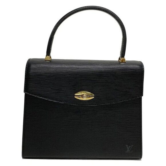 Louis Vuitton Handbags - Auth LOUIS VUITTON Malesherbes M52372 Noir Epi - MI0917 Handbag